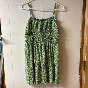 Wild Fable Green Patterned Dress